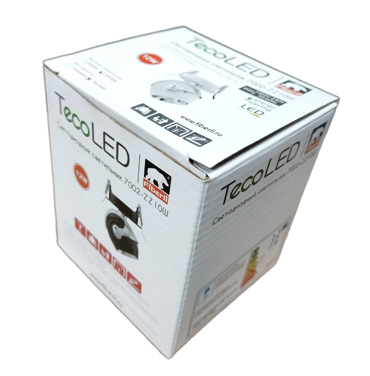 Встраиваемый светодиодный светильник Fiberli 7002-ZZ10W 12130502