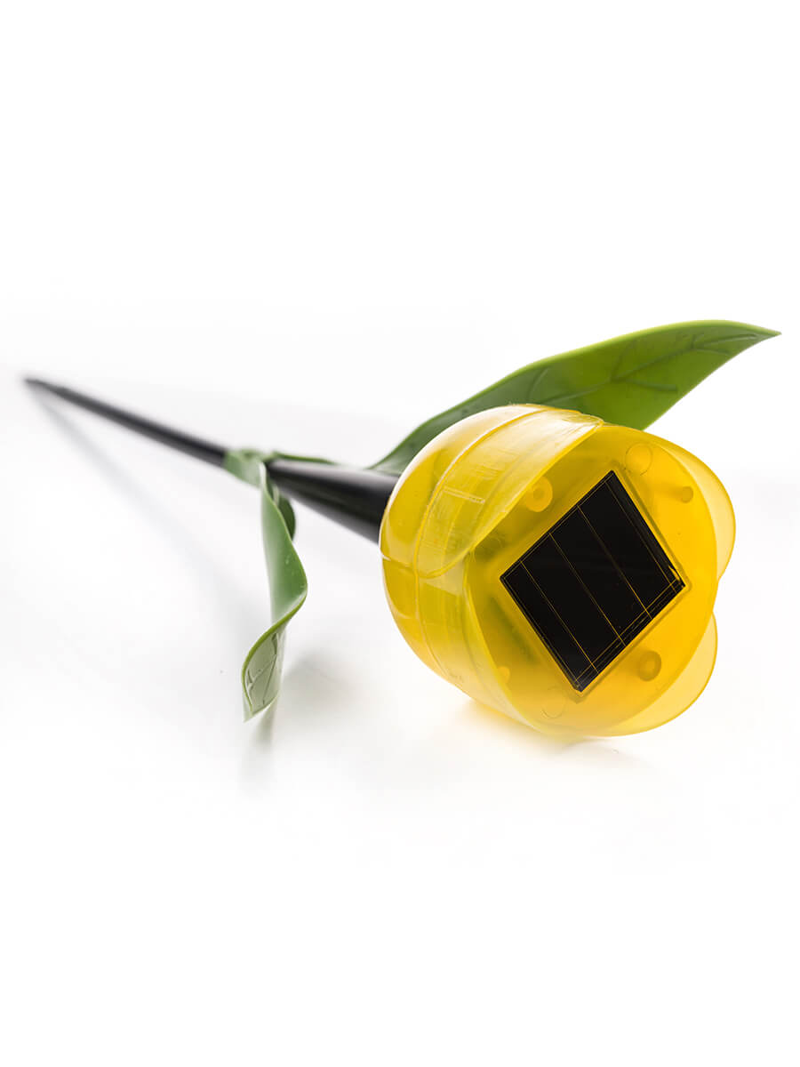 Светильник на солнечных батареях (UL-00004277) Uniel Promo USL-C-452/PT305 Yellow Tulip
